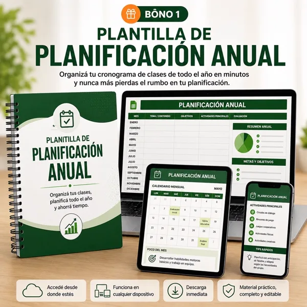 Bono 1 - Planificador Anual de Clases