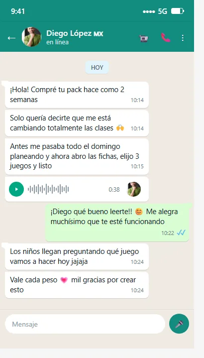 Conversación con Diego López