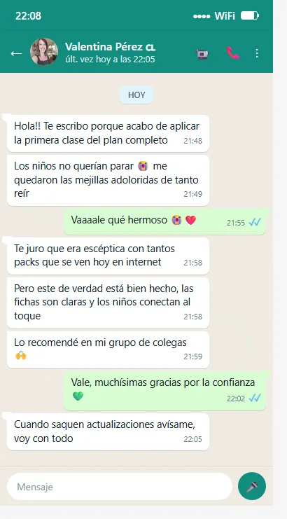 Conversación con Valentina Pérez