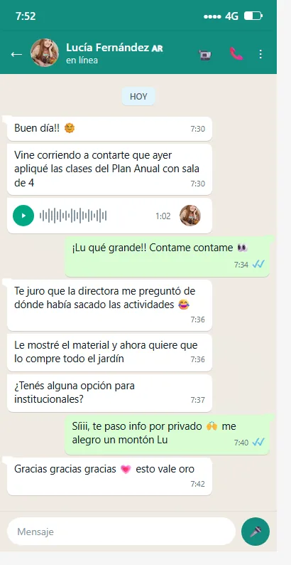 Conversación con Lucía Fernández